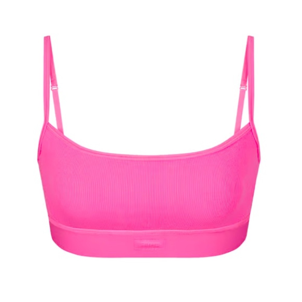 SKIMS Cotton Rib Scoop Bralette